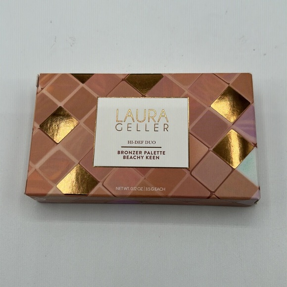 Laura Geller Hi-Def Duo Bronzer Palette Beachy Keen New in Box! - Picture 5 of 6